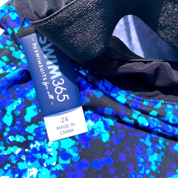 Swimsuits for All 365 Women’s Plus Swimsuit Bathing Suit Bikini Tankini Top 24 - Picture 5 of 7